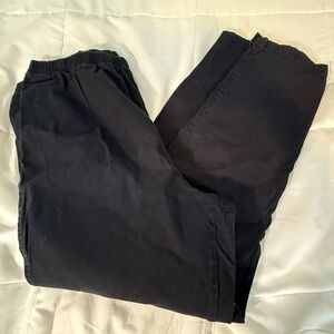 Avenue Black Denim Leggings Jeans Pull On